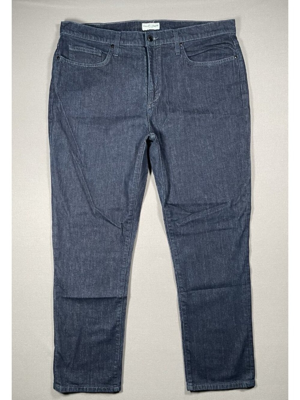 Crosby & Howard Slim Leg Blue Dark Wash 5 Pocket Denim Jeans - Men Size 38 X 30